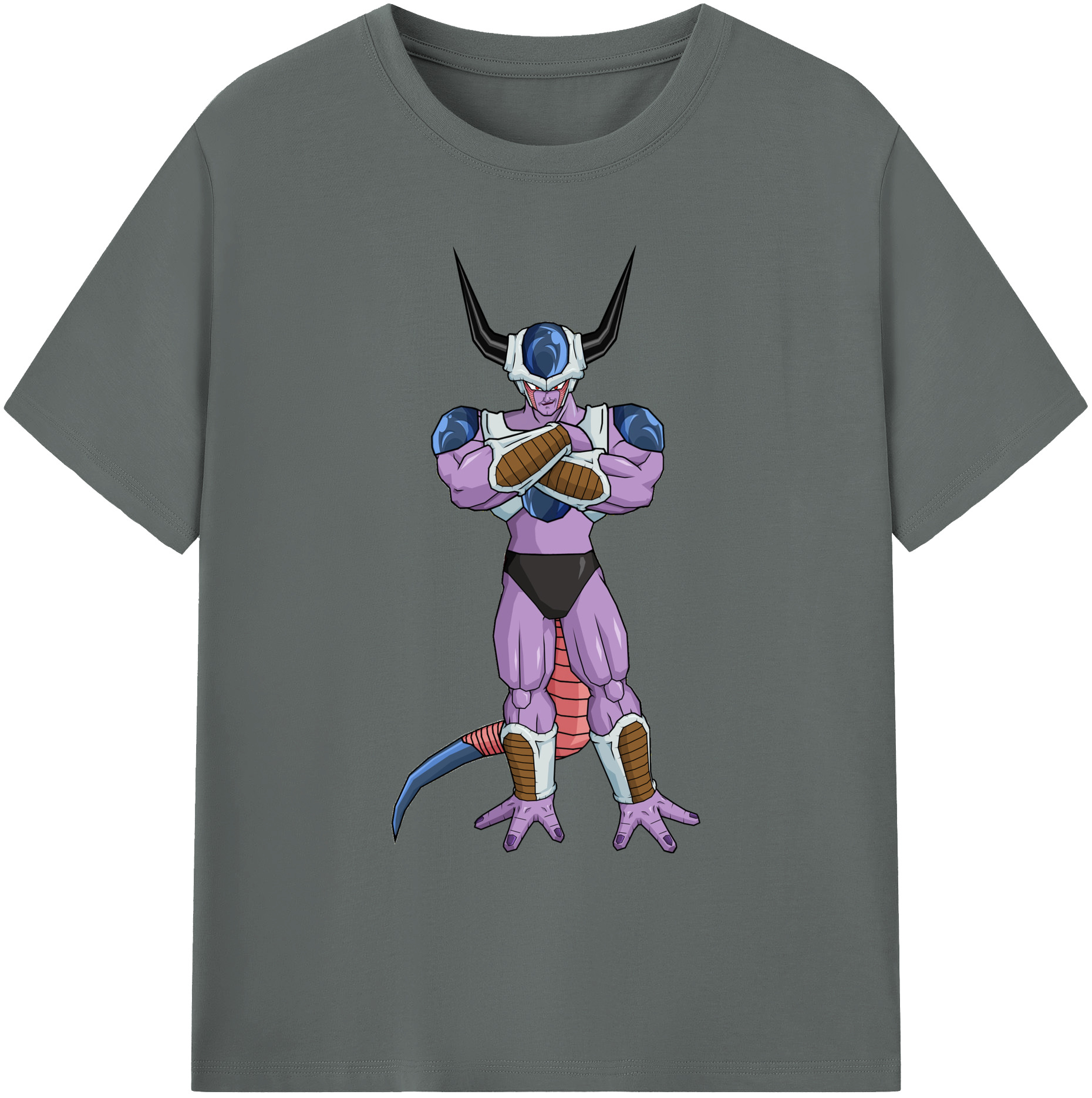 （画像用） ドラゴンボール フリーザ DRAGON BALL Frieza 綿100％ メンズ半袖Tシャツ｜肌触りやわらか＆通気性